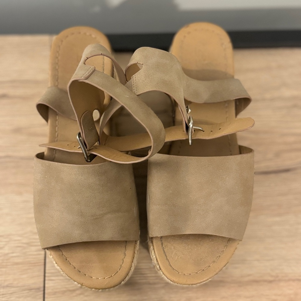 Tan Strappy Sandals